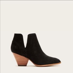 FRYE Reina Cut Out Ankle Bootie Black Size 7.5